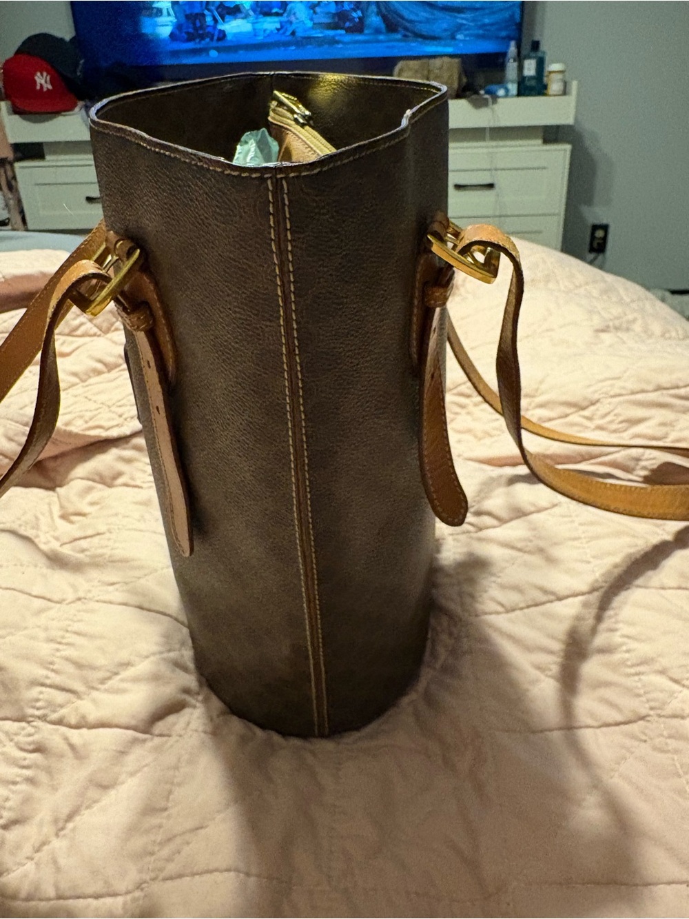 Auth. Vintage 1996 Céline Macadam Bucket Tote Shoulder Bag In Classic Monogram - Picture 9 of 16